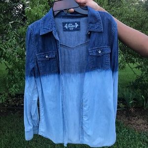 Blue gradient top 👚